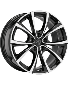 W19342001T56   MSW 27T   GLOSS BLACK FULL POLISHED   8.5x18 5x114.3 ET 40 ø 64.12