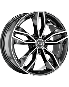 W19287004TT8   MSW 71   GLOSS DARK GREY FULL POLISHED   8.5x19 5x114.3 ET 35 ø 64.12