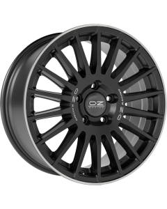 W01C733007L   RALLY DESERT   MATT BLACK SILVER LET. DIAMOND LIP   8x18 5x108 ET 35 ø 75