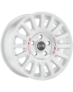 W01C0115733   RALLY RAID   RACE WHITE RED LETTERING   8.5x18 5x130 ET 48 ø 71.56