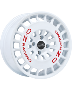 W01E0405133   RR40   RACE WHITE RED LETTERING   7.5x17 4x98 ET 35 ø 58.06