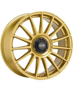W01852203E77   SUPERTURISMO EVOLUZIONE   RACE GOLD BLACK LETTERING   8.5x19 5x112 ET 38 ø 75