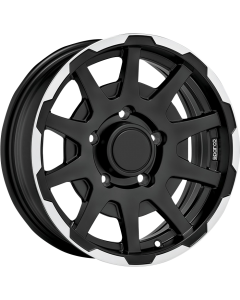 W29080002TC3   SPARCO DAKAR   MATT BLACK LIP POLISH   5.5x16 5x139.7 ET 0 ø 108.3