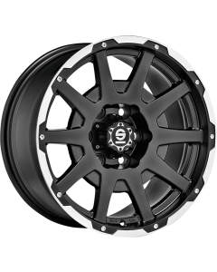 W29089001M8   SPARCO DAKAR   MATT BLACK LIP POLISHED+RIVETS   7.5x17 5x120 ET 30 ø 65.06